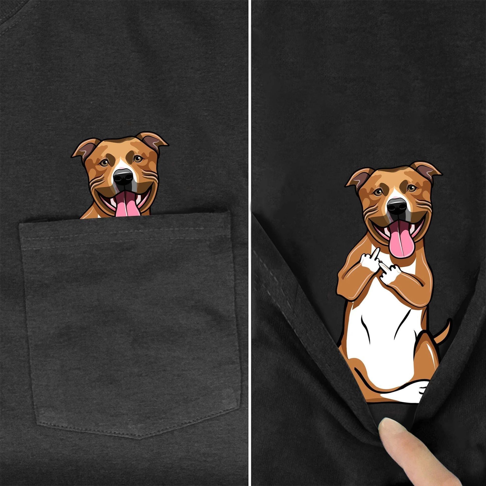 2D printed Shar Pei T-shirt