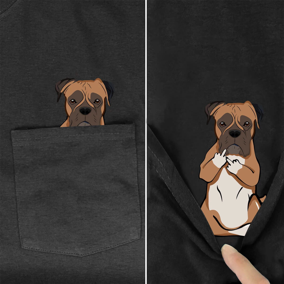 2D printed Shar Pei T-shirt