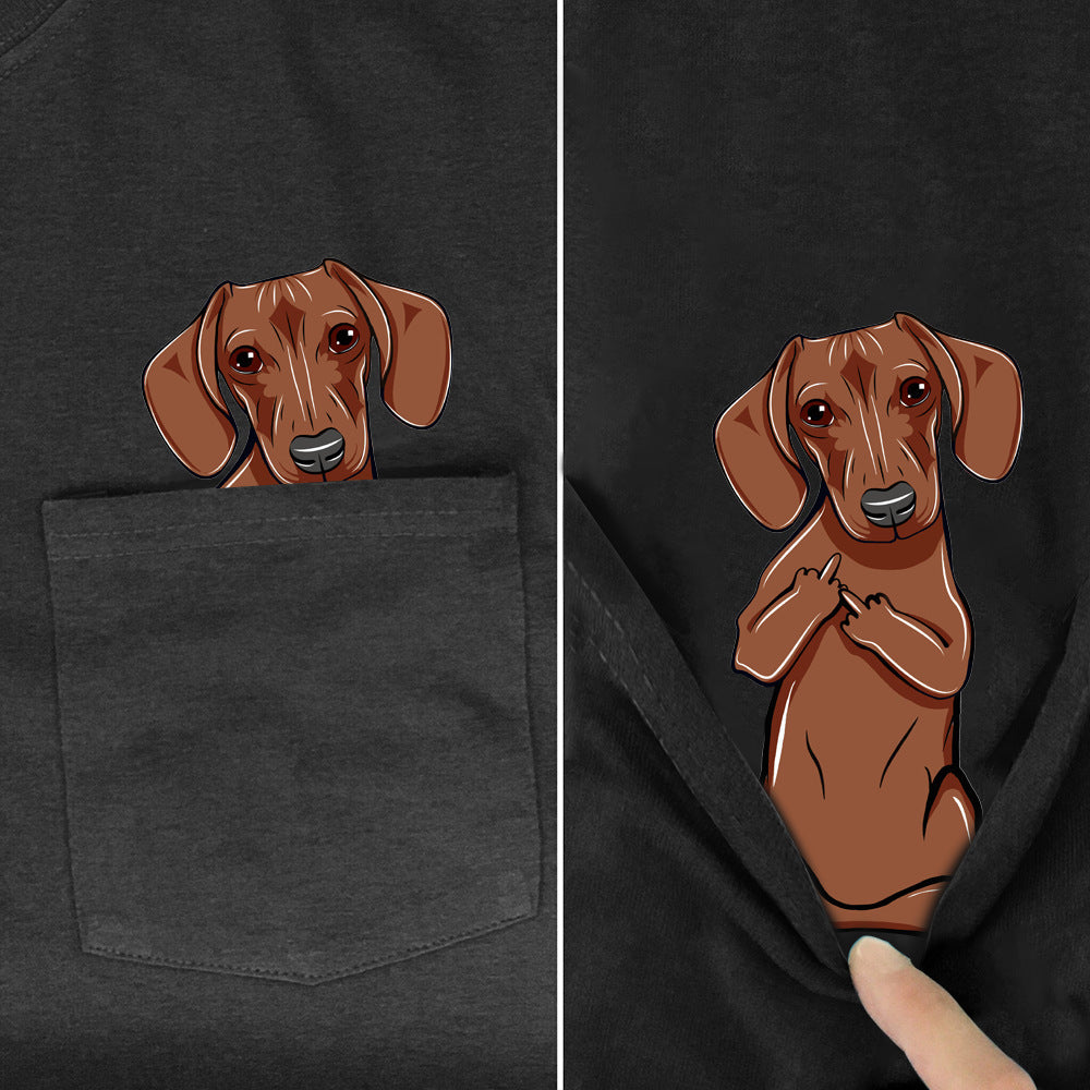 2D printed Shar Pei T-shirt