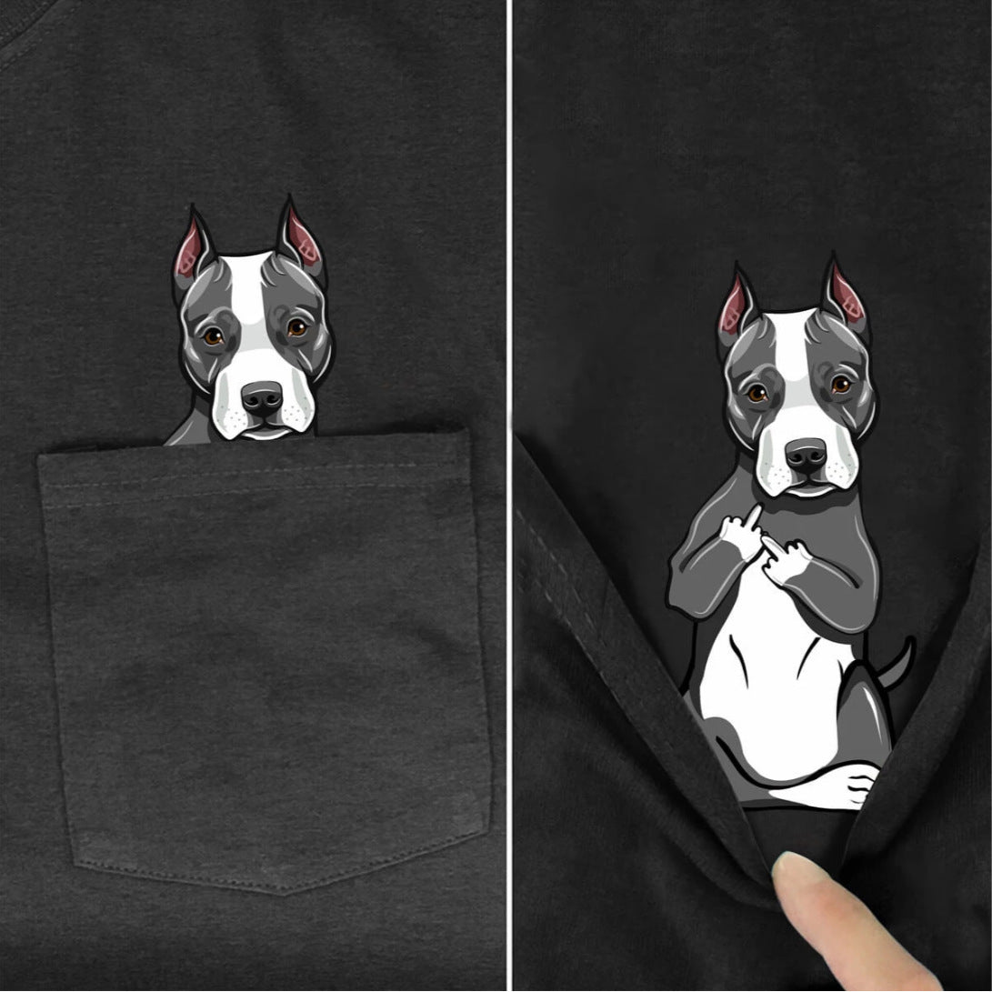 2D printed Shar Pei T-shirt