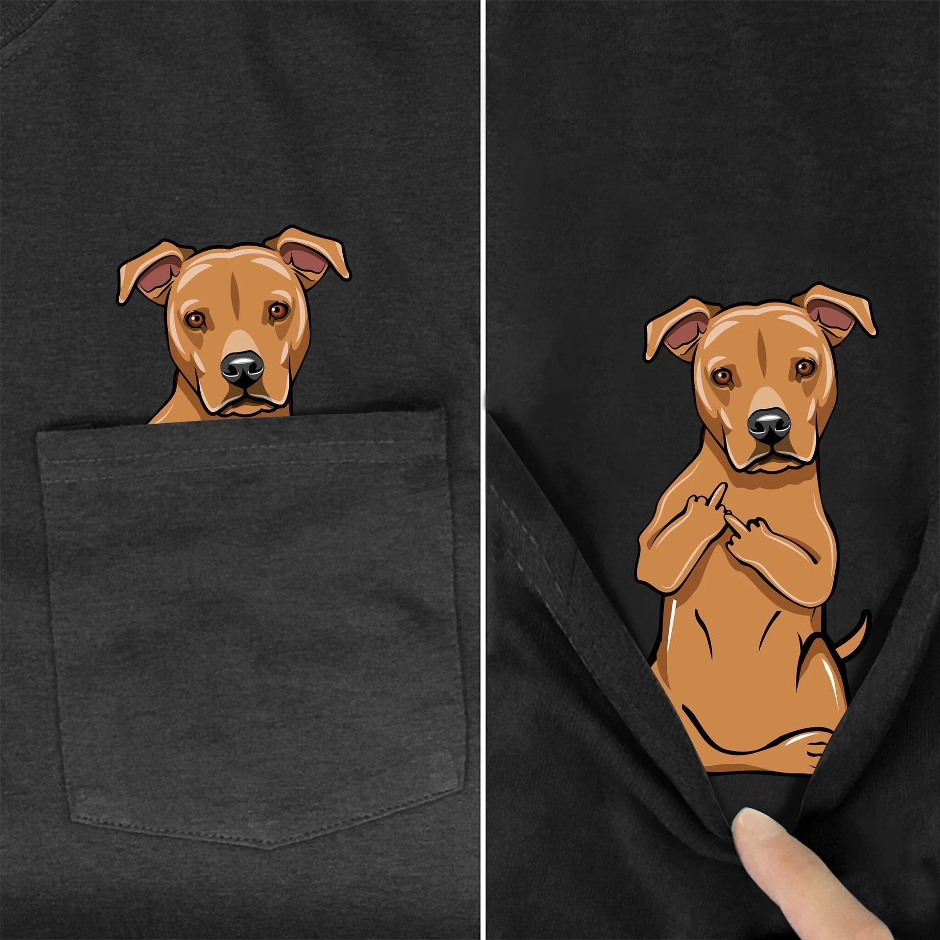 2D printed Shar Pei T-shirt