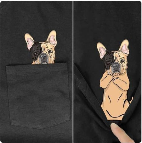 2D printed Shar Pei T-shirt